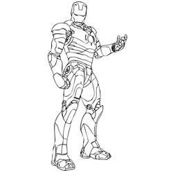 Coloring page: Iron Man (Superheroes) #80667 - Free Printable Coloring Pages