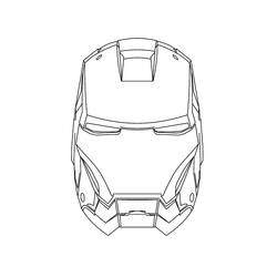 Coloring page: Iron Man (Superheroes) #80720 - Free Printable Coloring Pages