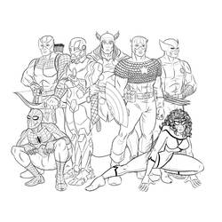 Coloring page: Marvel Super Heroes (Superheroes) #80078 - Free Printable Coloring Pages