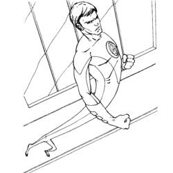 Coloring page: Mr. Fantastic (Superheroes) #84750 - Free Printable Coloring Pages