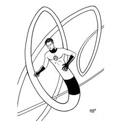 Coloring page: Mr. Fantastic (Superheroes) #84774 - Free Printable Coloring Pages