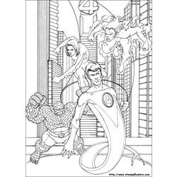 Coloring page: Mr. Fantastic (Superheroes) #84794 - Free Printable Coloring Pages