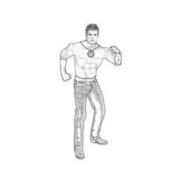 Coloring page: Mr. Fantastic (Superheroes) #84801 - Free Printable Coloring Pages