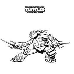 Coloring page: Ninja Turtles (Superheroes) #75367 - Free Printable Coloring Pages