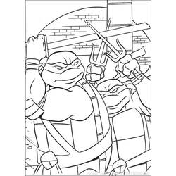 Coloring page: Ninja Turtles (Superheroes) #75462 - Free Printable Coloring Pages