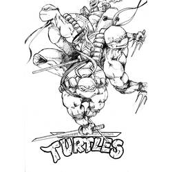 Coloring page: Ninja Turtles (Superheroes) #75556 - Free Printable Coloring Pages