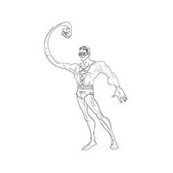 Coloring page: Plastic Man (Superheroes) #83420 - Free Printable Coloring Pages
