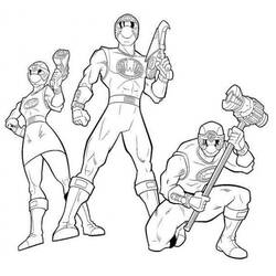 Coloring page: Power Rangers (Superheroes) #50075 - Free Printable Coloring Pages