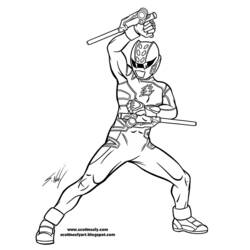 Coloring page: Power Rangers (Superheroes) #50080 - Free Printable Coloring Pages