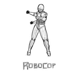 Coloring page: Robocop (Superheroes) #71367 - Free Printable Coloring Pages