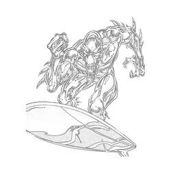 Coloring page: Silver Surfer (Superheroes) #81133 - Free Printable Coloring Pages