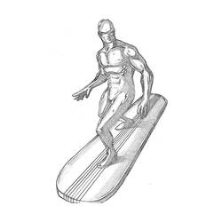 Coloring page: Silver Surfer (Superheroes) #81138 - Free Printable Coloring Pages
