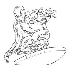Coloring page: Silver Surfer (Superheroes) #81139 - Free Printable Coloring Pages