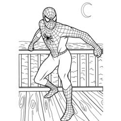 Coloring page: Spiderman (Superheroes) #78643 - Free Printable Coloring Pages