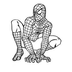 Coloring page: Spiderman (Superheroes) #78648 - Free Printable Coloring Pages