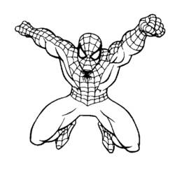 Coloring pages: Spiderman - Free Printable Coloring Pages