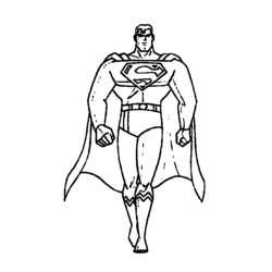 Coloring page: Superman (Superheroes) #83619 - Free Printable Coloring Pages