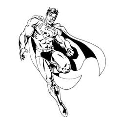 Coloring page: Superman (Superheroes) #83620 - Free Printable Coloring Pages