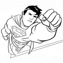 Coloring page: Superman (Superheroes) #83646 - Free Printable Coloring Pages