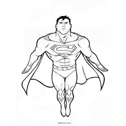 Coloring page: Superman (Superheroes) #83655 - Free Printable Coloring Pages