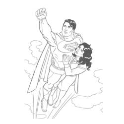 Coloring page: Superman (Superheroes) #83665 - Free Printable Coloring Pages