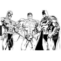 Coloring page: Superman (Superheroes) #83711 - Free Printable Coloring Pages