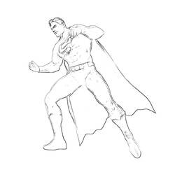 Coloring page: Superman (Superheroes) #83731 - Free Printable Coloring Pages