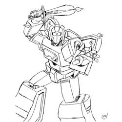 Coloring page: Transformers (Superheroes) #75086 - Free Printable Coloring Pages