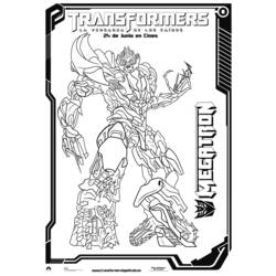 Coloring page: Transformers (Superheroes) #75158 - Free Printable Coloring Pages