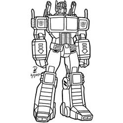 Coloring page: Transformers (Superheroes) #75177 - Free Printable Coloring Pages