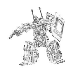 Coloring page: Transformers (Superheroes) #75183 - Free Printable Coloring Pages