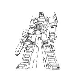Coloring page: Transformers (Superheroes) #75219 - Free Printable Coloring Pages