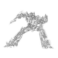 Coloring page: Transformers (Superheroes) #75221 - Free Printable Coloring Pages