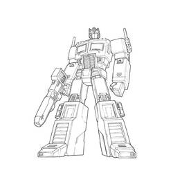 Coloring page: Transformers (Superheroes) #75235 - Free Printable Coloring Pages