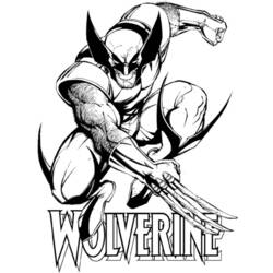 Coloring page: Wolverine (Superheroes) #74835 - Free Printable Coloring Pages