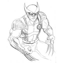 Coloring page: Wolverine (Superheroes) #74836 - Free Printable Coloring Pages