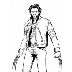 Coloring page: Wolverine (Superheroes) #74839 - Free Printable Coloring Pages