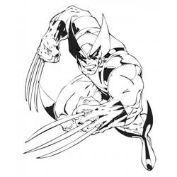 Coloring page: Wolverine (Superheroes) #74845 - Free Printable Coloring Pages