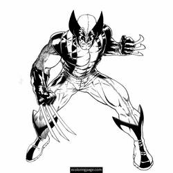 Coloring page: Wolverine (Superheroes) #74848 - Free Printable Coloring Pages