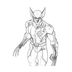 Coloring page: Wolverine (Superheroes) #74886 - Free Printable Coloring Pages