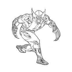 Coloring page: Wolverine (Superheroes) #74893 - Free Printable Coloring Pages