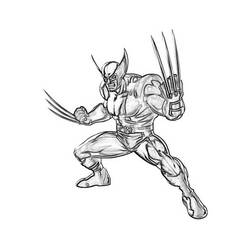 Coloring page: Wolverine (Superheroes) #74897 - Free Printable Coloring Pages