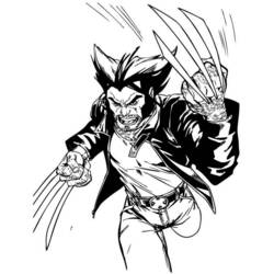 Coloring page: Wolverine (Superheroes) #74906 - Free Printable Coloring Pages