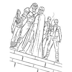 Coloring page: X-Men (Superheroes) #74363 - Free Printable Coloring Pages