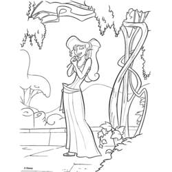 Coloring page: Xena (Superheroes) #84637 - Free Printable Coloring Pages