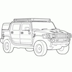 Coloring page: 4X4 (Transportation) #145937 - Free Printable Coloring Pages