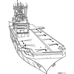 Coloring page: Aircraft carrier (Transportation) #137854 - Free Printable Coloring Pages