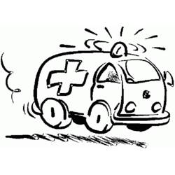 Coloring page: Ambulance (Transportation) #136749 - Free Printable Coloring Pages