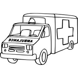 Coloring page: Ambulance (Transportation) #136753 - Free Printable Coloring Pages
