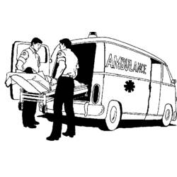 Coloring page: Ambulance (Transportation) #136766 - Free Printable Coloring Pages